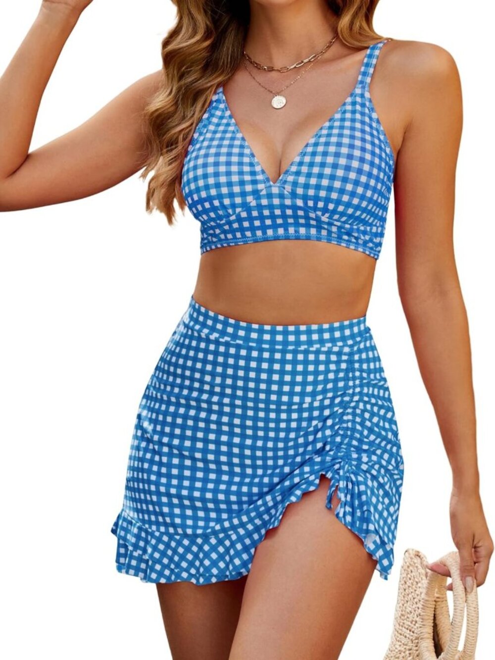 High Waisted Tummy Control Bikini Set for Women | Stylish Swimwear & Comfort